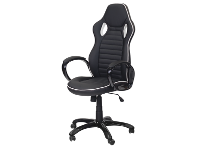 Офис стол Carmen 7502 (черно-бял)